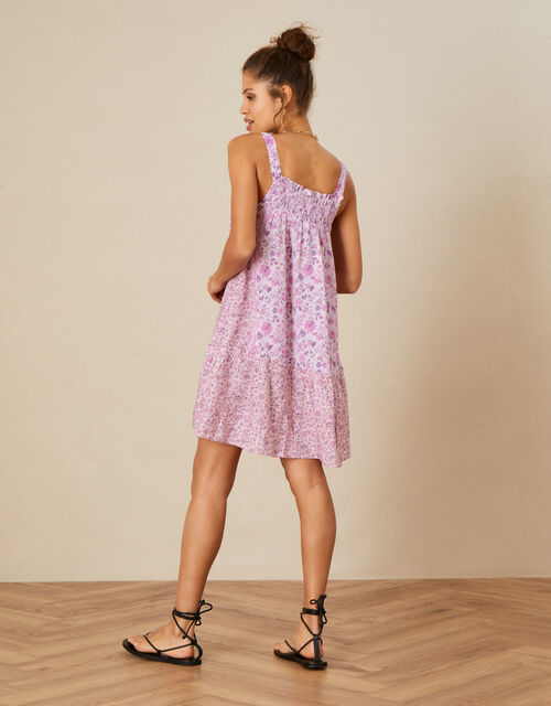 Alanis Print Cami Dress in LENZING™ ECOVERO™, Pink (PINK), large