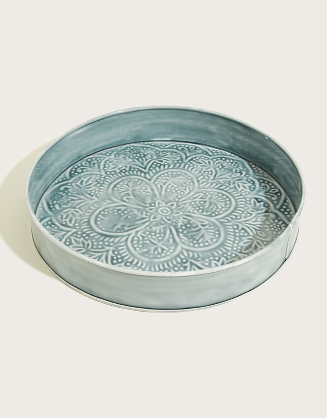 Patterned Enamel Tray, , large