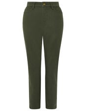 Safaia Ankle Grazer Jeans, Green (KHAKI), large