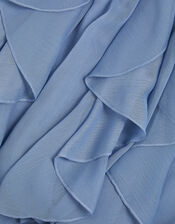 Arizona Halter Ruffle Prom Dress, Blue (PALE BLUE), large