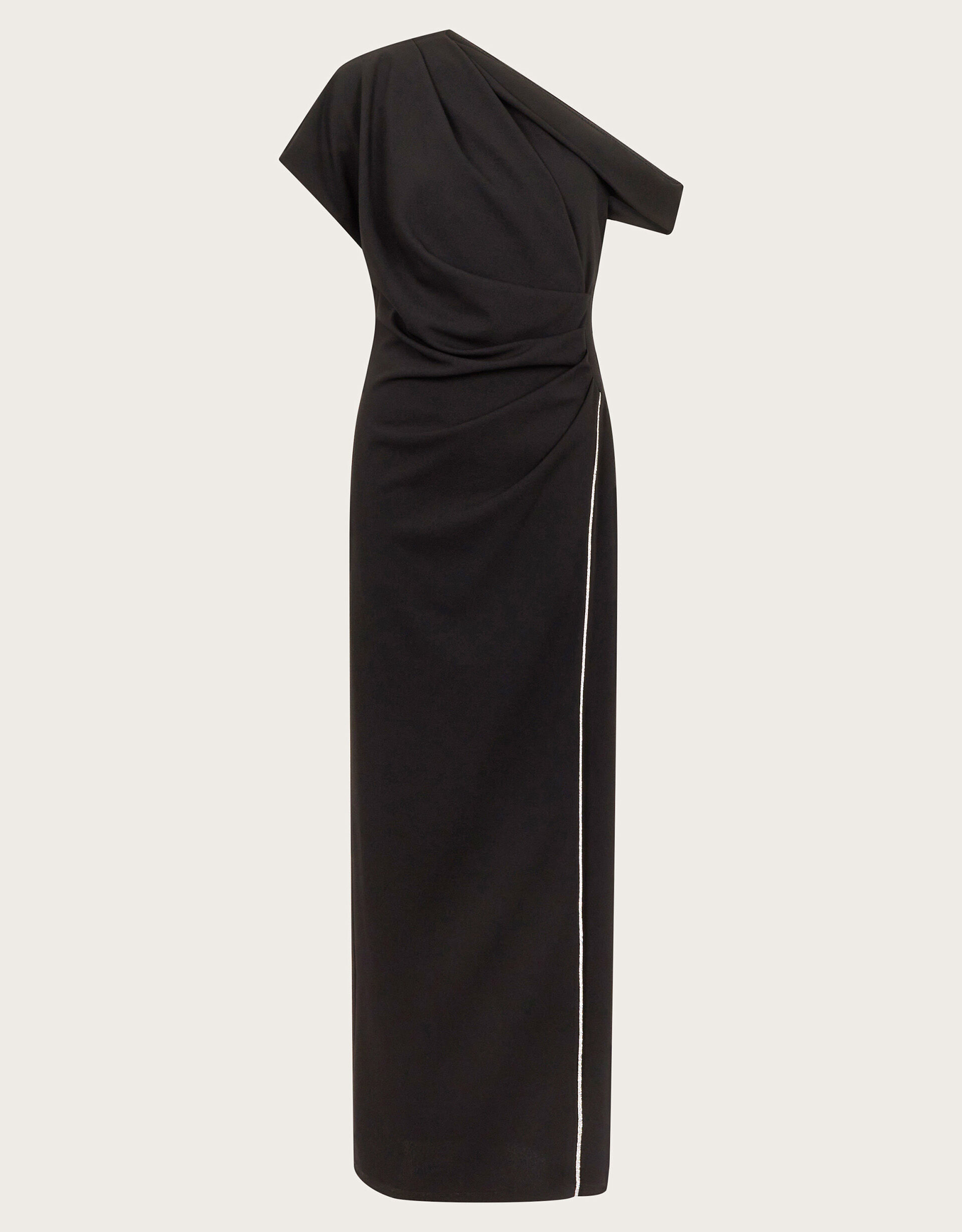 Double Jersey Asymmetric Dress - black - Mame Kurogouchi