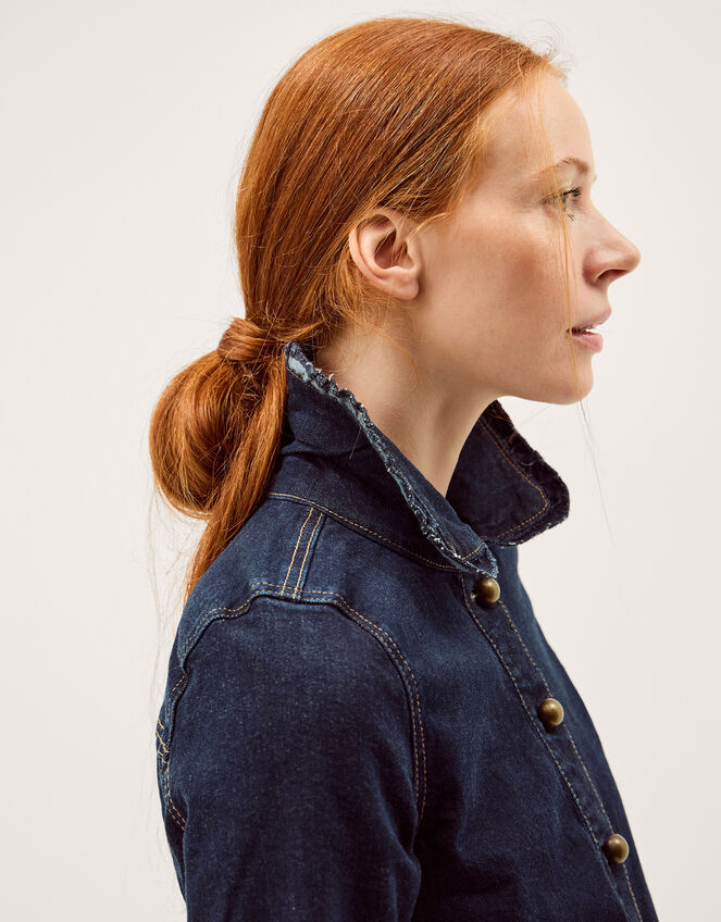 Sadie Frill Denim Jacket Blue