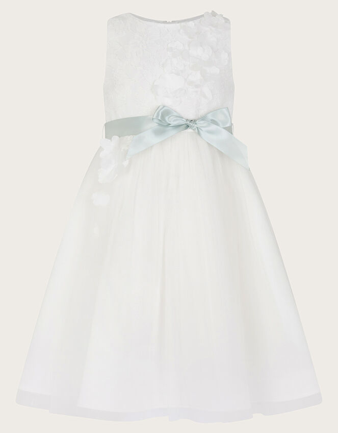 Frankie Scuba Bridesmaid Dress, Ivory (IVORY), large