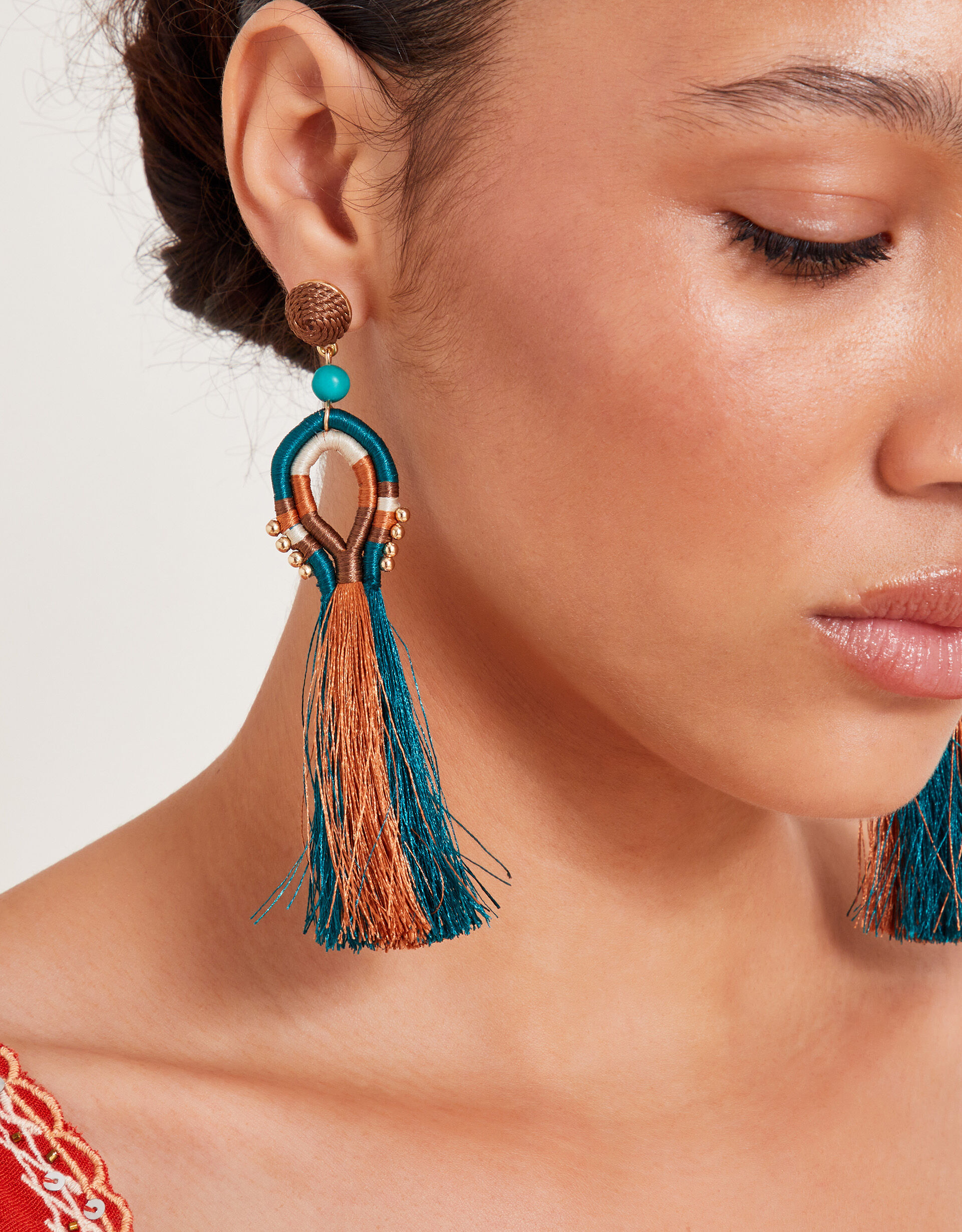 Large tassel earrings online
