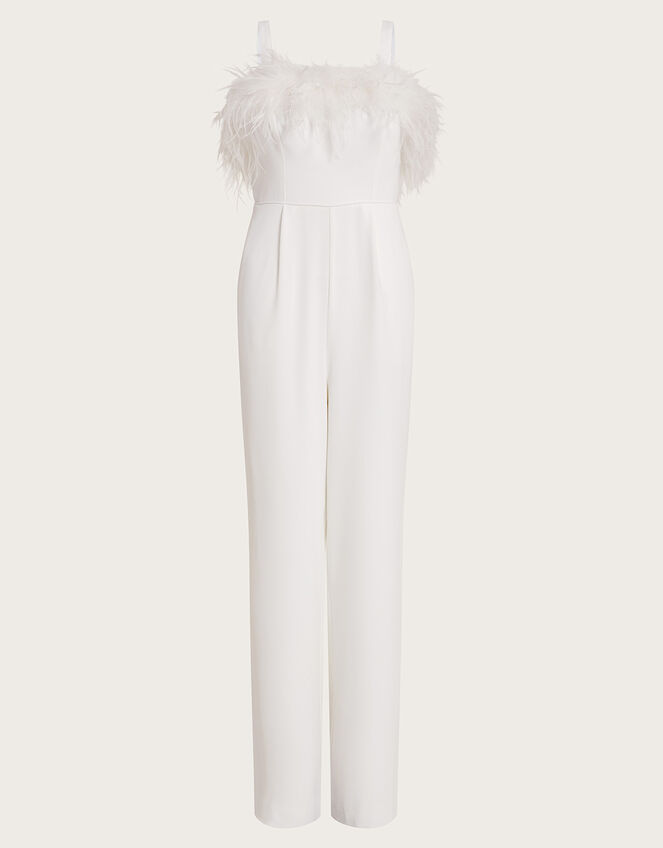 Diane Feather Bridal Jumpsuit, Ivory (IVORY), large