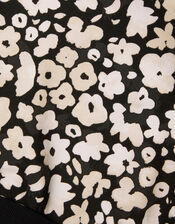Floral Jersey Jumper, Black (BLACK), large