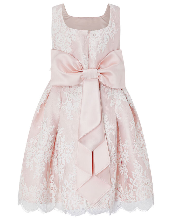 Valeria Lace Occasion Dress, Orange (PEACH), large