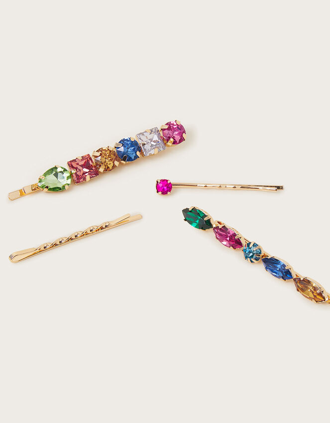 Stone Hair Slides 4 Pack | Jewellery & Hair | Monsoon UK.