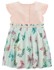 Newborn Baby Butterfly Disco Dress, Pink (PINK), large