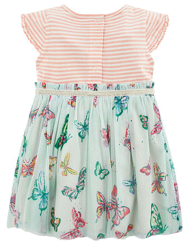 Newborn Baby Butterfly Disco Dress, Pink (PINK), large