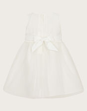 Baby Freija Lace Floral Dress, Ivory (IVORY), large