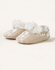 Jacquard Booties, Ivory (IVORY), large