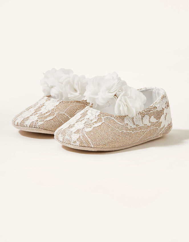 Jacquard Booties, Ivory (IVORY), large