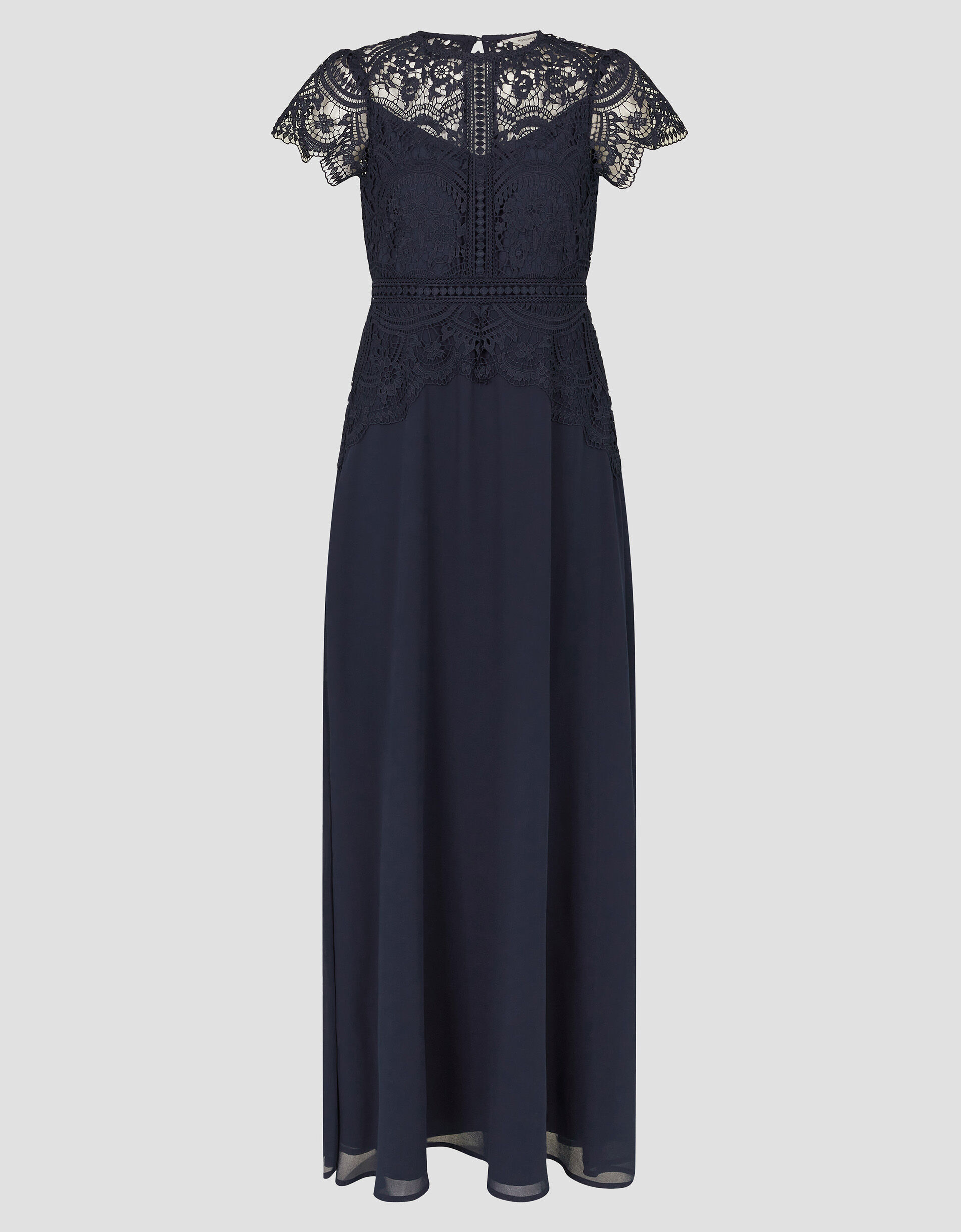 Monica Blue Stripe Maxi Dress