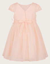 Baby Rossy Corsage Belt Dress, Pink (PINK), large