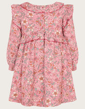 Baby Floral Print Dress, Pink (PINK), large