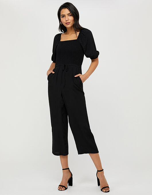 Monsoon black jumpsuit hot sale