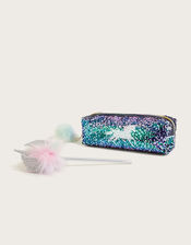 Supernova Unicorn Pencil Case and Pencil Set, , large
