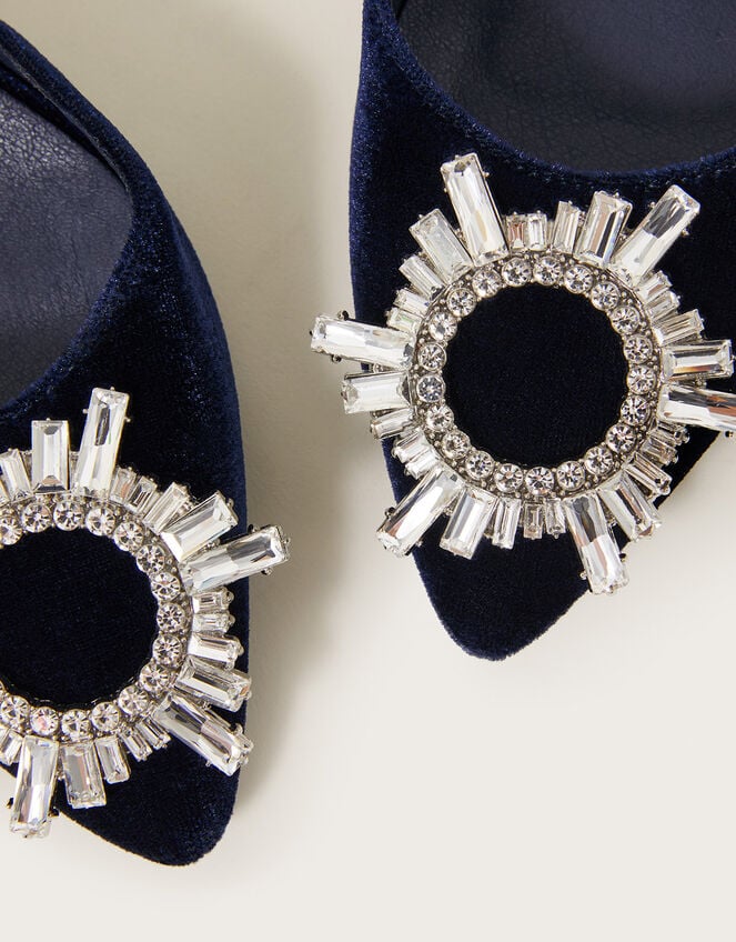 Brooch Kitten Heels, Blue (NAVY), large
