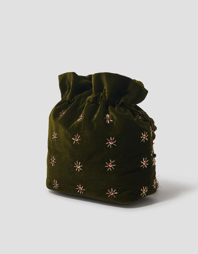 Embellished Tassel Bag, , large
