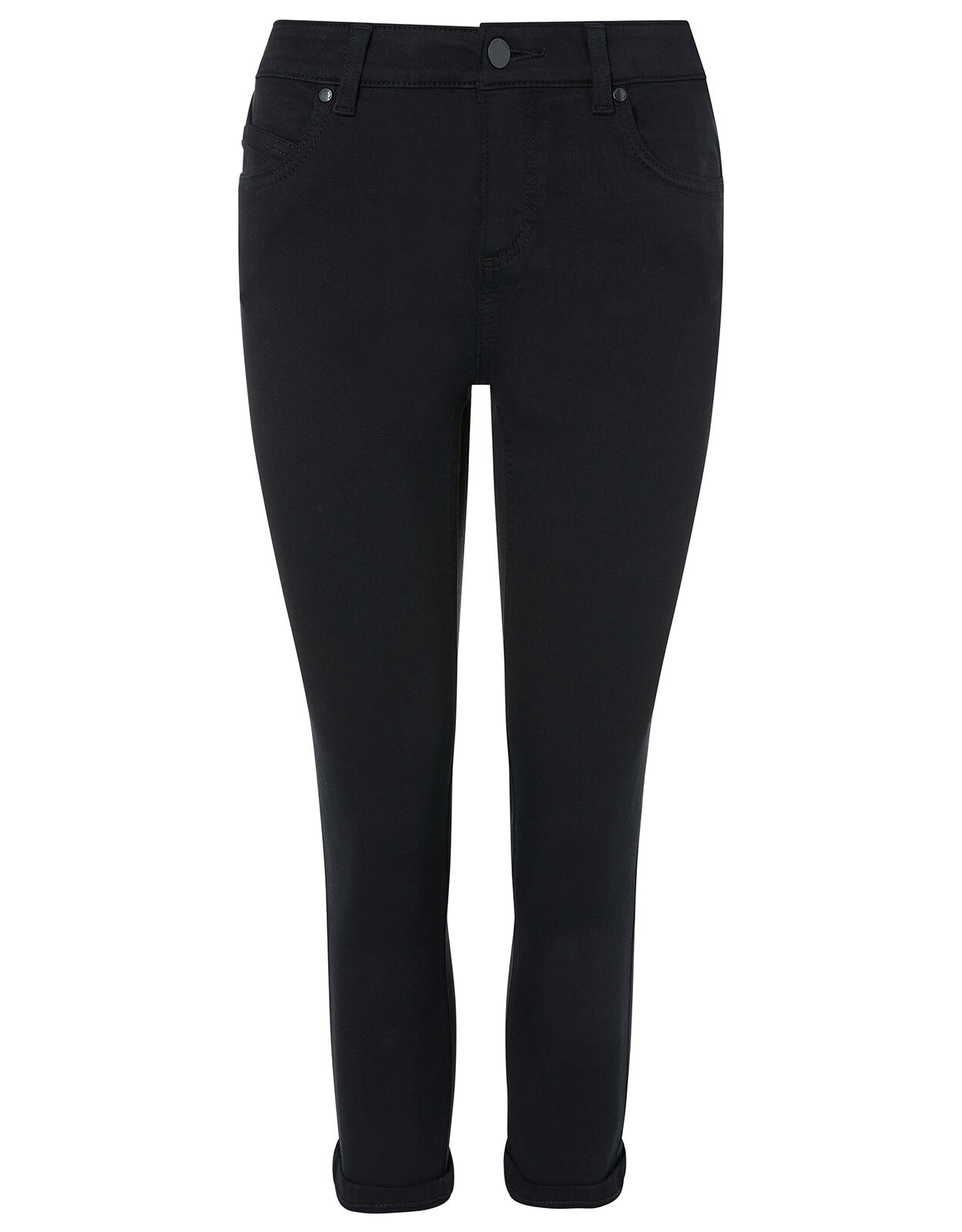 Idabella Capri Jeans with Organic Cotton Black