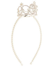 Hayley Pearl and Sparkle Crown Headband, , large