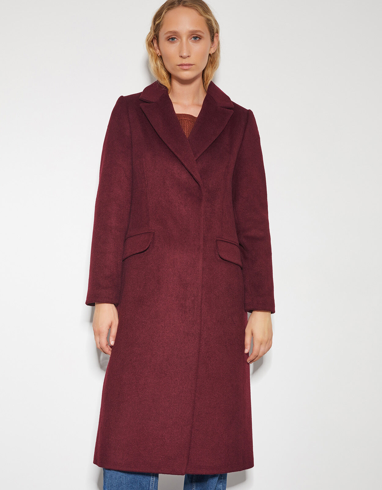 Red a line coat new arrivals