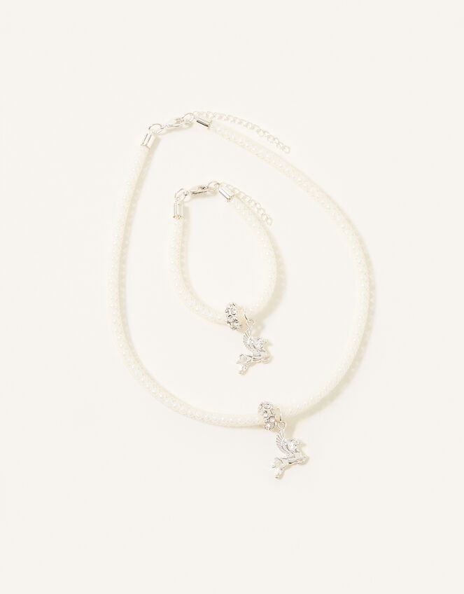 Sparkle Encased Unicorn Jewellery Set, , large
