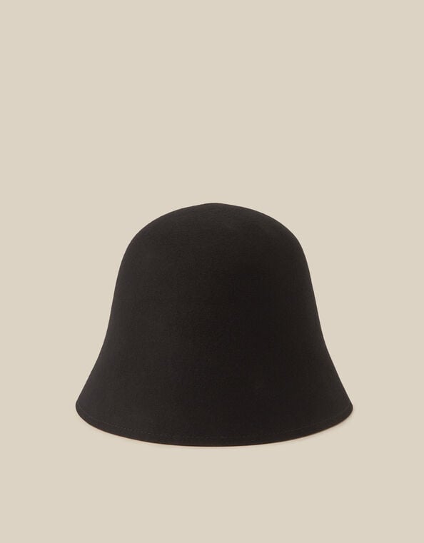 Fae Wool Bucket Hat , Black (BLACK), large