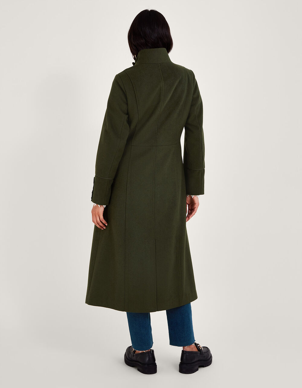 Mya Military Coat Green Women's Coats Monsoon UK.