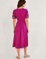 Jenny Embroidered Tea Dress , VIOLET, large