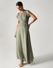 Monica Lace Bridesmaid Dress, Green (PALE GREEN), large