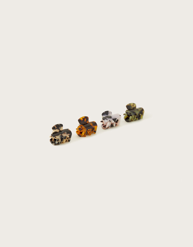 Mini Tortoiseshell Clips 4 Pack, Multi (MULTI), large
