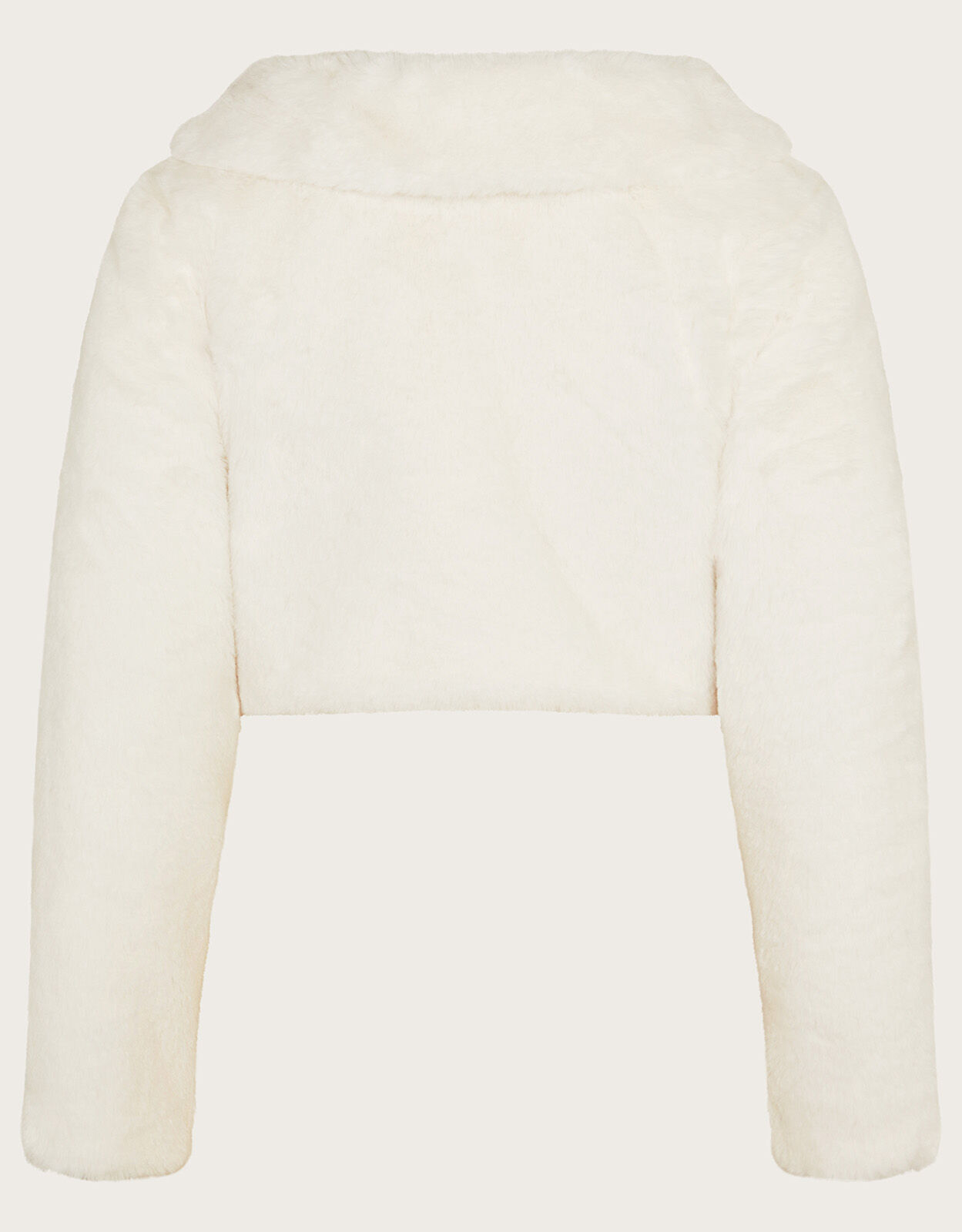 Long sleeve online fur shrug