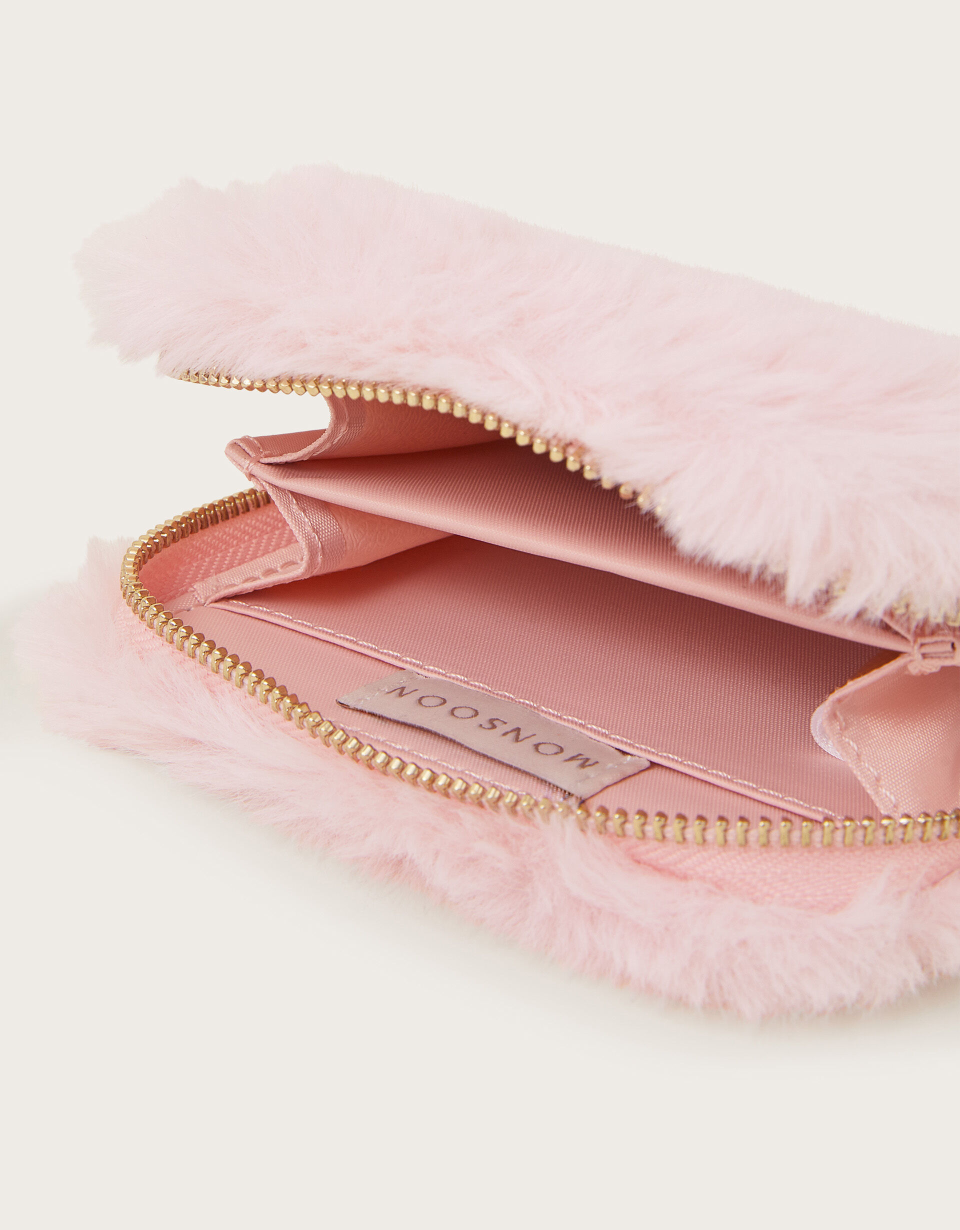 Pink fur purse discount