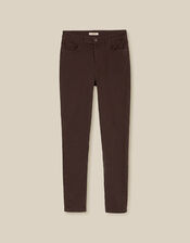 Nadine Skinny Jeans, Brown (CHOCOLATE), large
