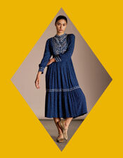 East Greta Dress, Blue (NAVY), large