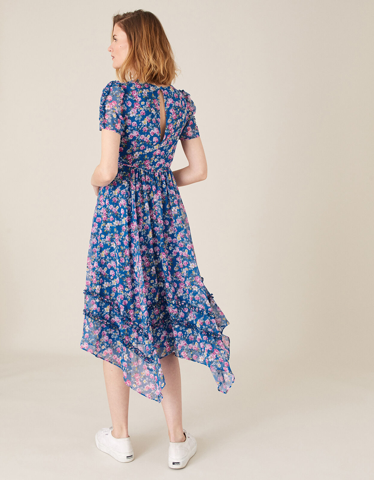 monsoon blue floral dress