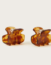 Tortoiseshell Hair Clips Set of Two, , large