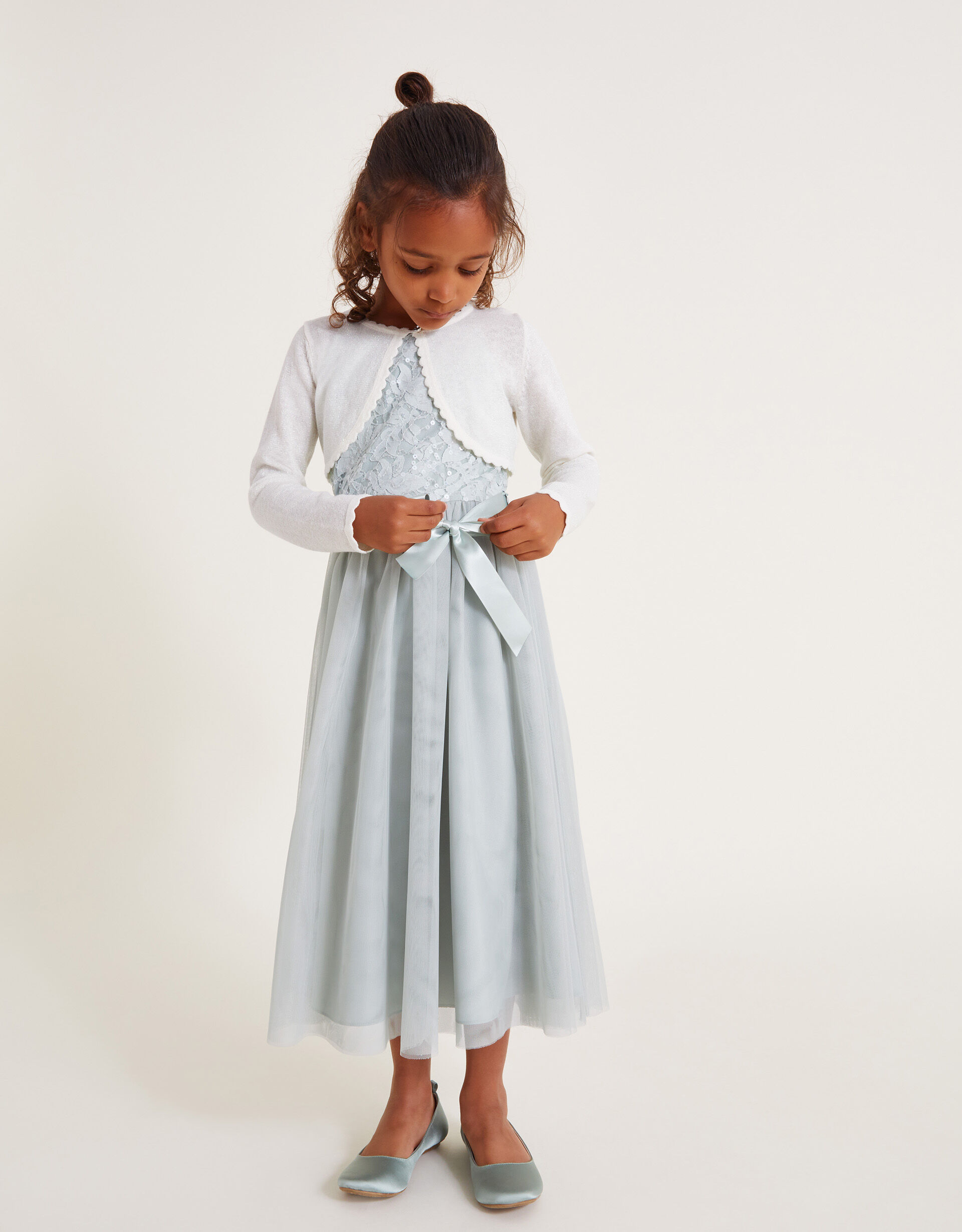 Monsoon flower girl cardigan sales
