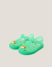 Baby Tiger Jelly Sandals, Green (GREEN), large