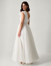 Gabriella Tulle Maxi Wedding Dress, Ivory (IVORY), large