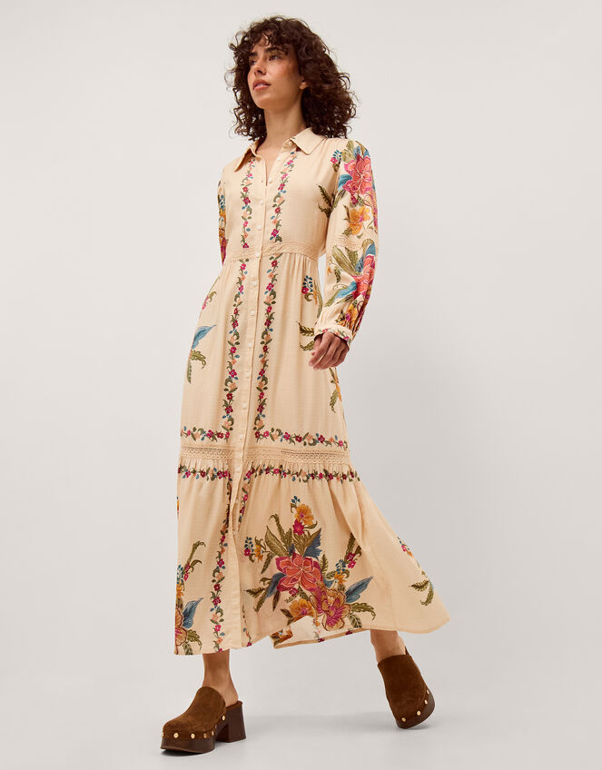 chinese dress ladies Rent Forever New Ruffle Strap Maxi Dress In Floral