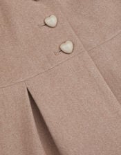 Baby Bunny Hooded Coat, Camel (OATMEAL), large