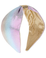 Reversible Shimmer Knot Headband, , large