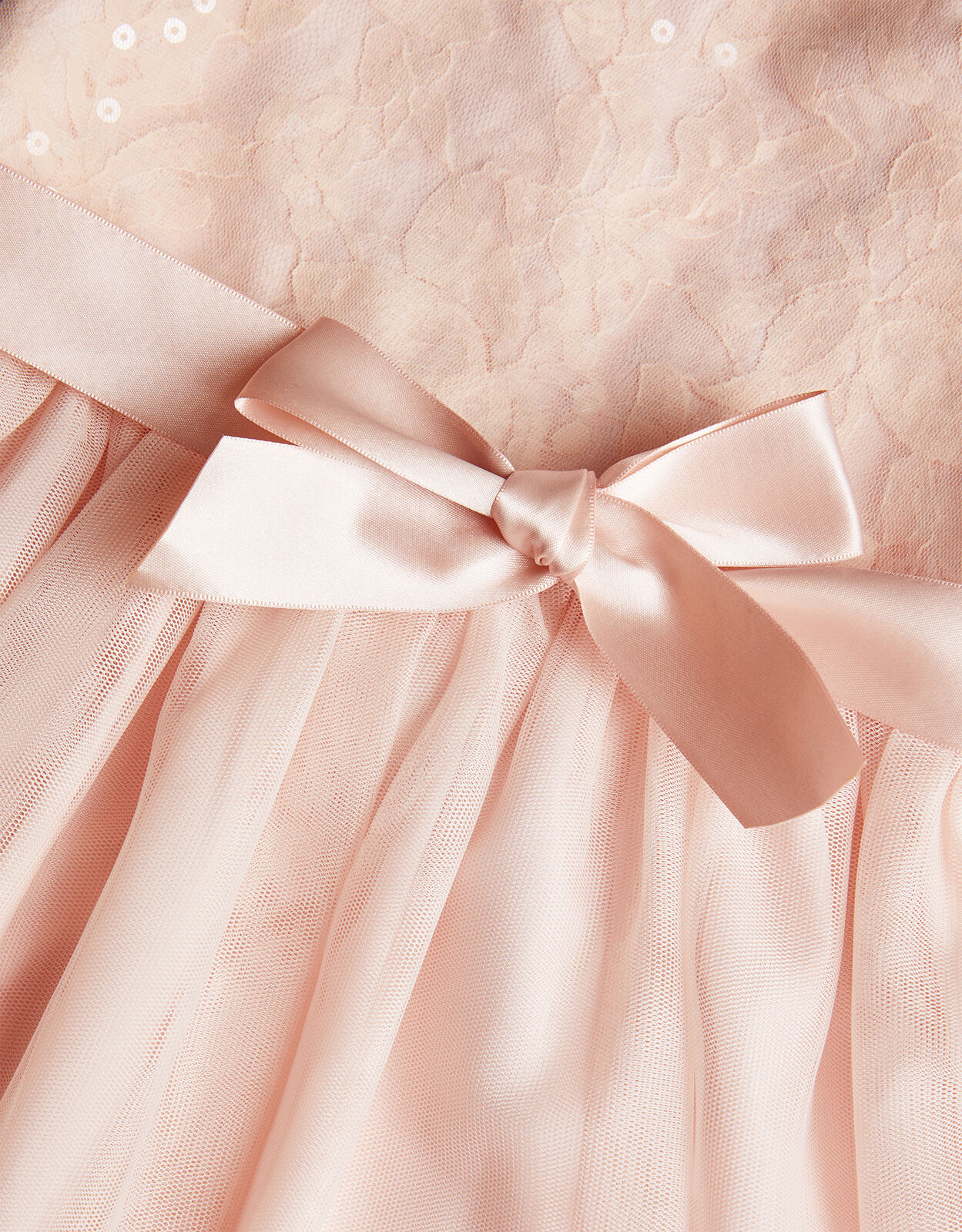 Baby Truth Sequin Lace Dress Pink