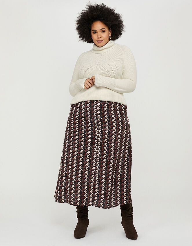 Christy Cowl Neck Knit Jumper, Ivory (IVORY), large