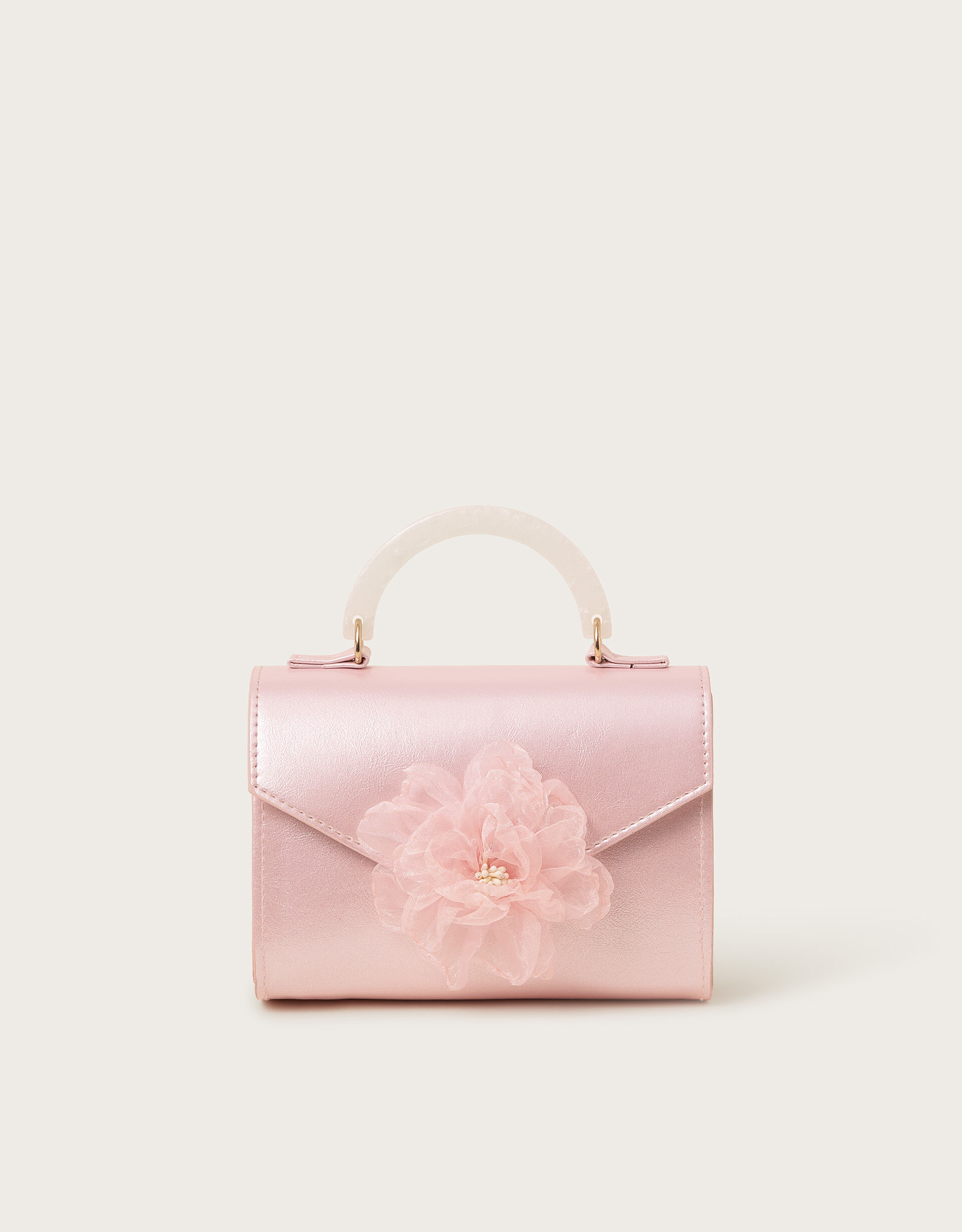 Cassie Shimmery Tulle Flower Bridesmaid Bag