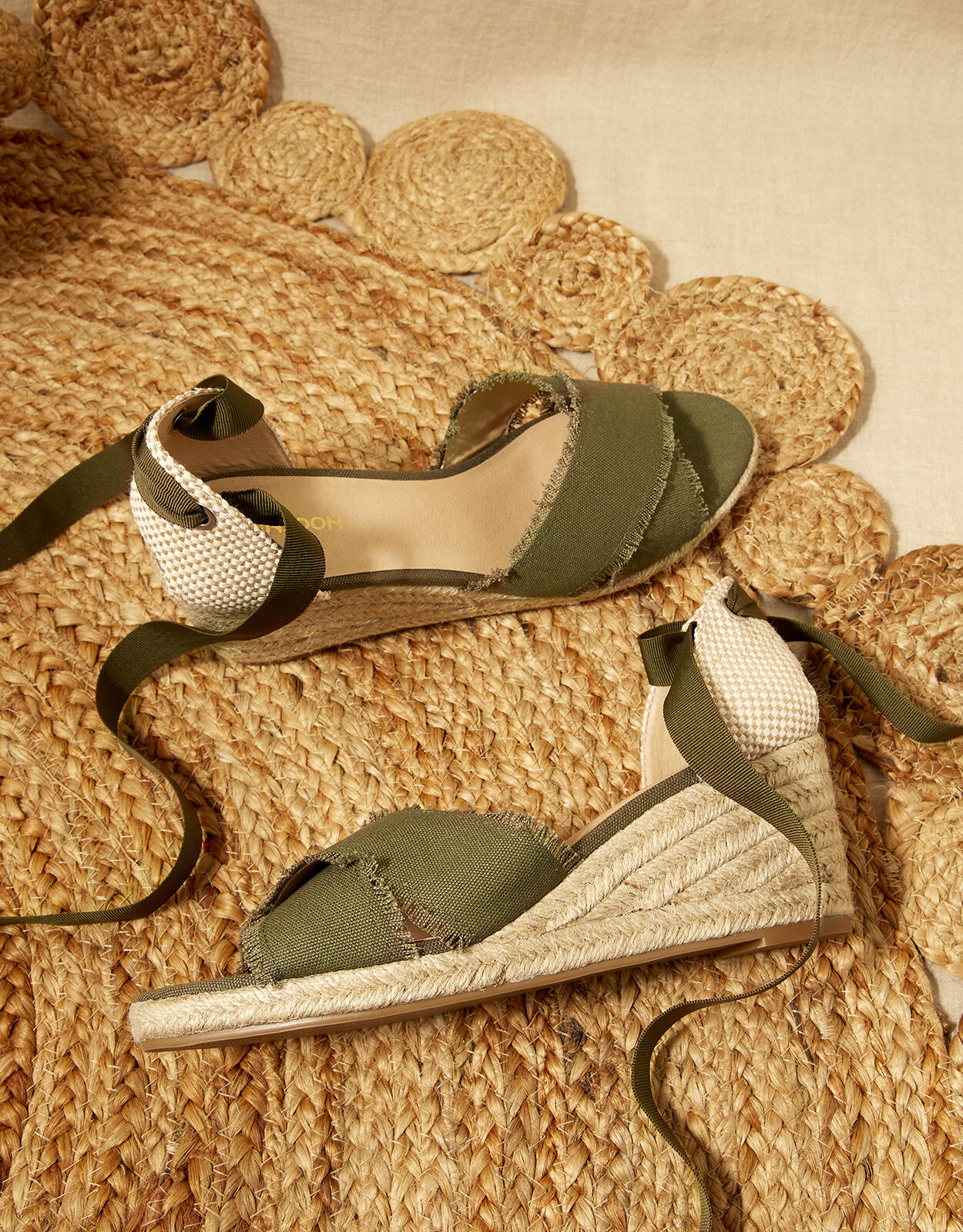 Tie espadrille wedges shop
