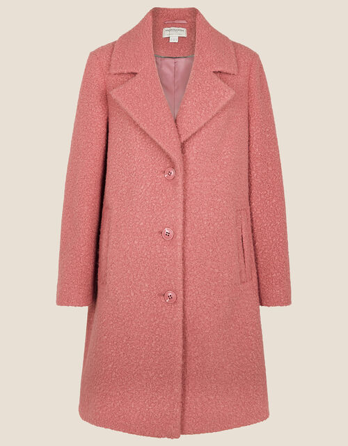 Bella Boucle Coat, Pink (PINK), large